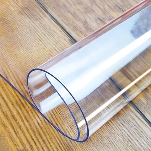 LovePads Clear Table Cover Protector, 40 x 108 Inch 2mm Thick Plastic Table Cover, Table Protector for Dining Room Table, Waterproof Dresser Cover Top for Kitchen, Coffee, Writing Desk