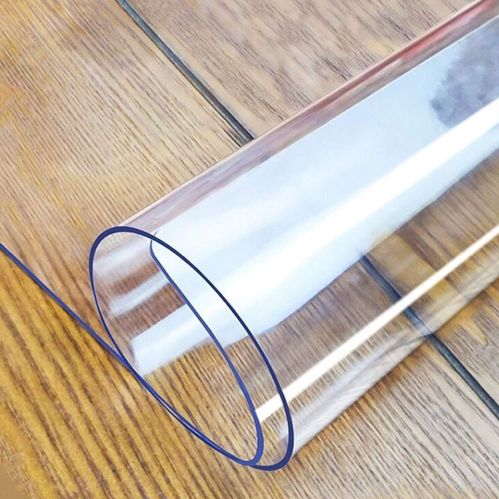 LovePads Clear Table Cover Protector, 30 x 60 Inch 2mm Thick Plastic Table Cover, Table Protector for Dining Room Table, Waterproof Dresser Cover Top for Kitchen, Coffee, Writing Desk