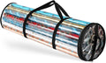Hearth & Harbor Gift Wrapping Organizer - Clear Storage Container for 40" Rolls - Tear-Proof Design - Green