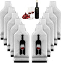 10 Sets Wine Bags for Travel, Reusable Wine Bottle Travel Protector Bags, Double Layer Leak Proof Wine Travel Bags for Wine Bottles Airplane Car Cruise Safety Impact Resist, Wine Sleeves for Suitcase