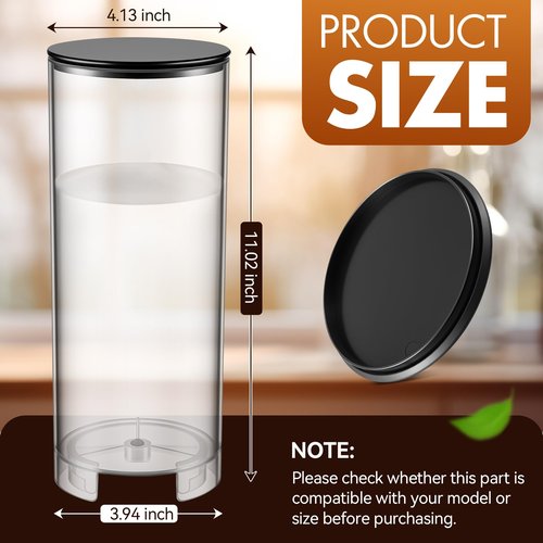 Feekoon 60 OZ Water Tank Reservoir Compatible with Groupe SEB Nespresso by Krups Vertuo Plus Deluxe XN900840 Coffee Machine/Krups Groupe SEB Nespresso Vertuo Plus XN900T40 Pod Coffee Machine