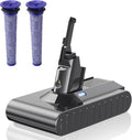 Dyson V8 Battery Replacement - Upgraded 7.0 Ah 21.6V for Absolute, Motorhead, Fluffy & Animal Models