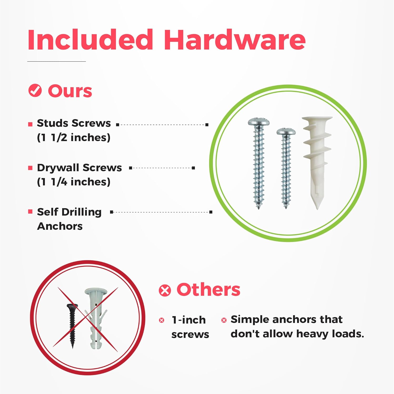 TIDYME Garage Tool Organizer - Sturdy Wall Mount Rack with Adjustable Hooks | 80 Inches, 500lbs Capacity