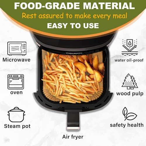 COMFEE' Air Fryer Liners - Disposable 2 Qt Mini Liners for Compact 2.1 Air Fryer & Instant Pot Vortex