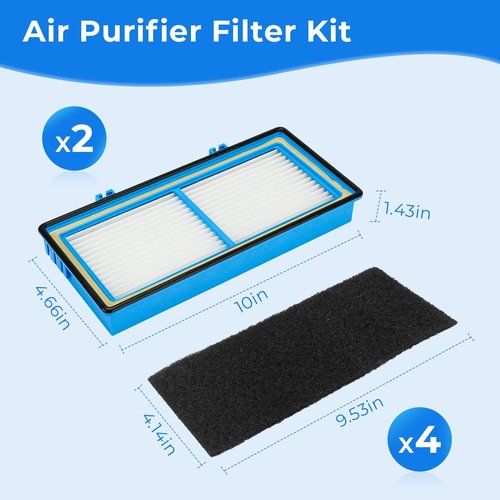 Ximoon HAPF30AT Filter Replacement for Holmes AER1 Ready Air Purifier Filters for Bionaire Air Cleaner Filter