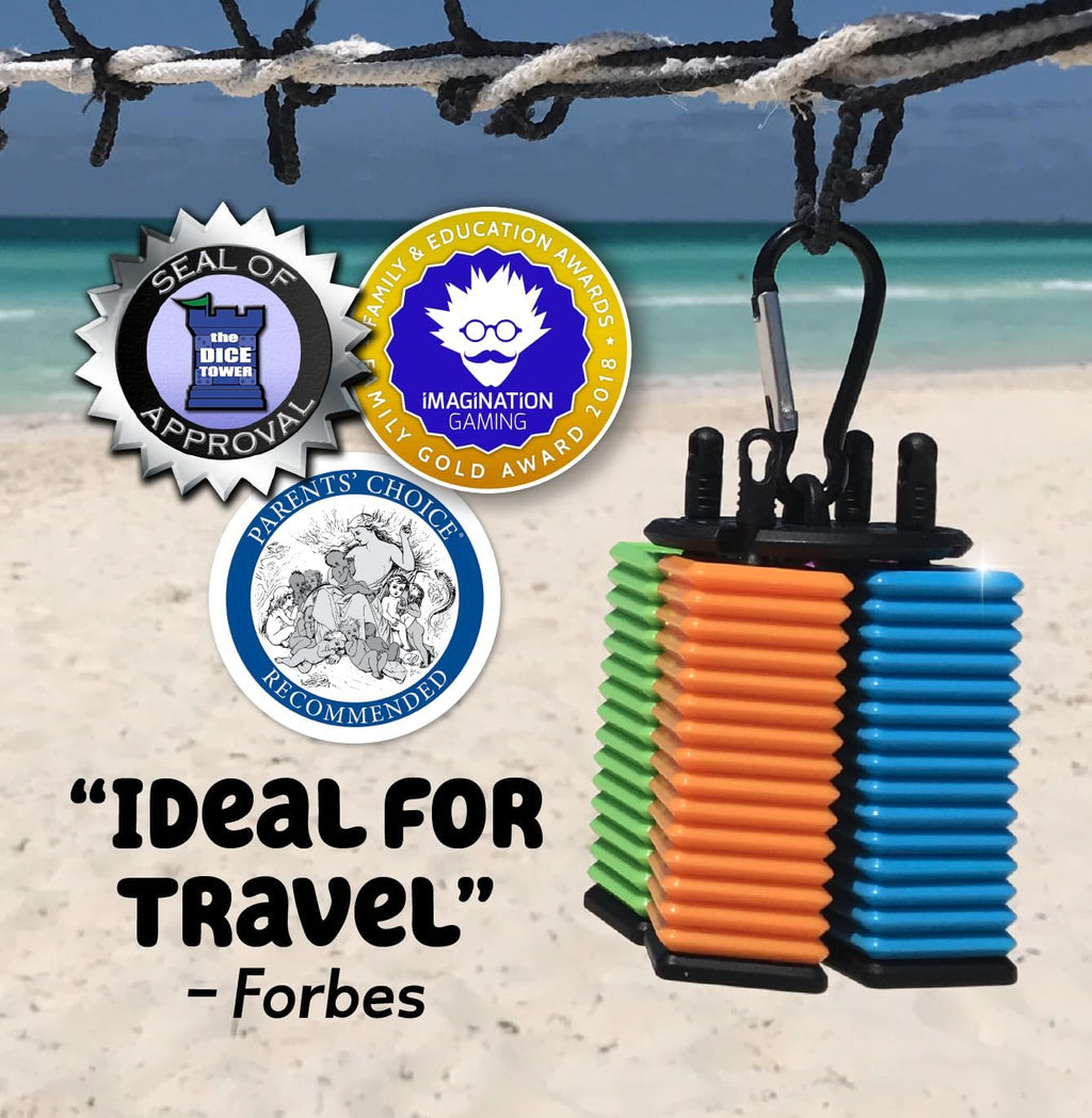 OK Play Ultimate Travel Tile Game - Learn in 10 Seconds | Waterproof & Indestructible Fun for All Ages