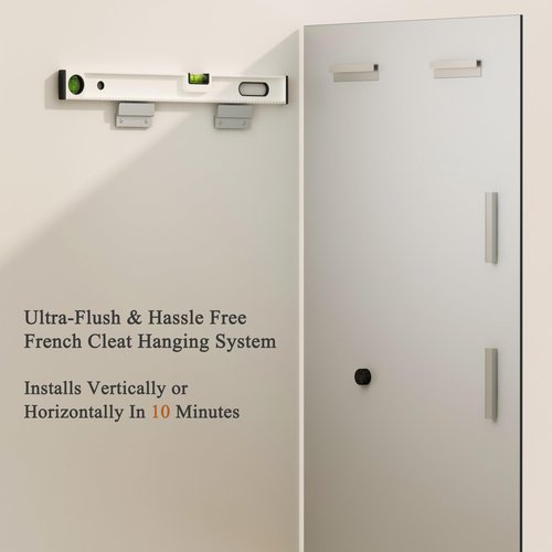 VocalStar Frameless Bathroom Mirror, 18" x 26" Rectangle Wall Mirror with Beveled Edge, Modern Decorative Vanity Mirrored for Living Room, Entryway, Bedroom | 1/4-Inch Shatterproof Glass