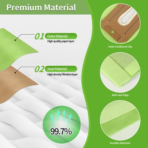 Gudotra 15 Pack Type CC Vacuum Bags Compatible with Oreck Upright Vacuum Cleaner XL XL5 XL7 XL21 2000 3000 4000 7000 8000 9000 Series Replace Part CCPK8 CCPK8DW