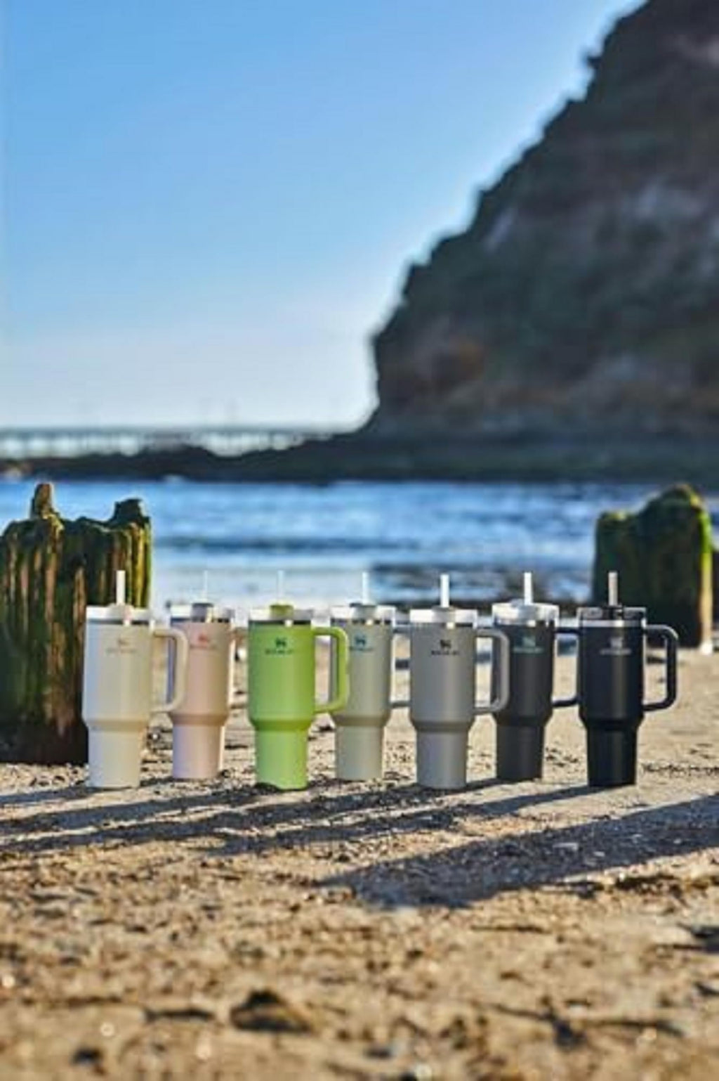 STANLEY Quencher H2.0 Tumbler with Straw 40 oz | Flowstate 3-Position Lid | Cup Holder Compatible for Travel | Insulated Stainless Steel Cup | BPA-Free | Black