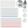 30 Pieces Kitchen Appliance Dust Covers for Air Fryer, Blender, Cake Decorator, Coffee Maker, Slow Cooker, Toaster, Small Appliance Dust Cover Set (White S Blue M Red L)