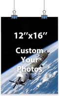 Skiennix Custom Poster Print - Personalized Photo Uploads | 12" x 16" Unframed Design