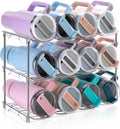Stanley 40 oz Tumbler Water Bottle Organizer - Stackable Storage Rack for Kitchen | 3 Pack