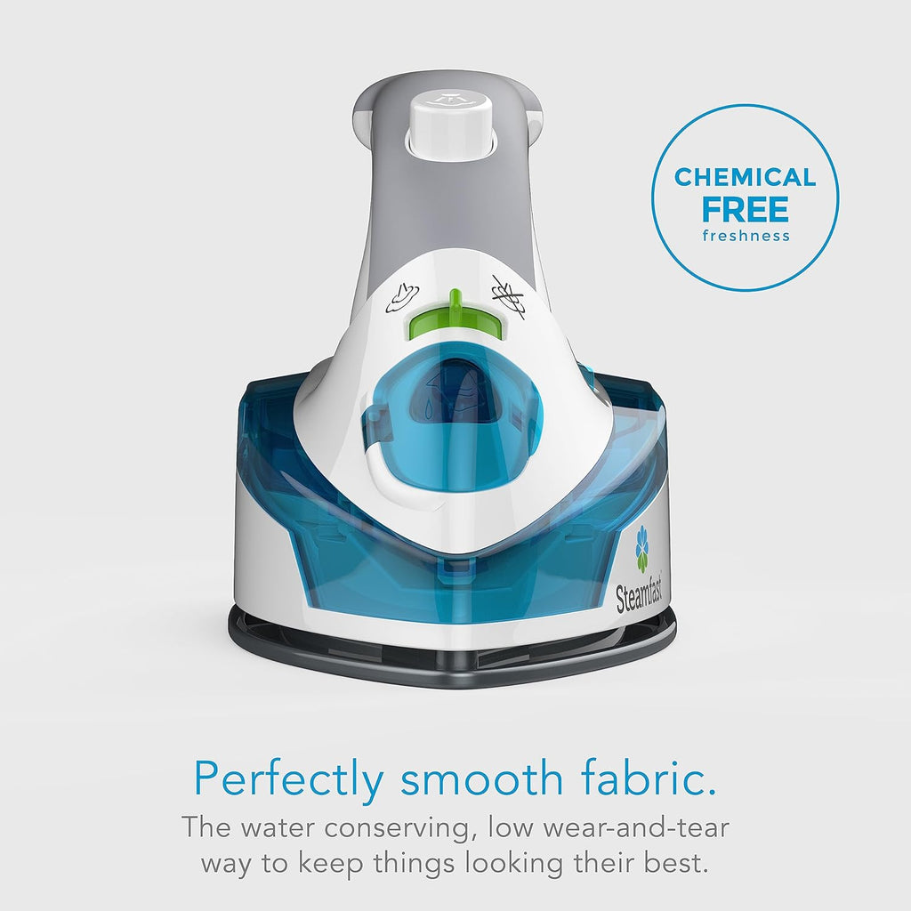 Steamfast SF-710 Mini Steam Iron - Portable, Non-Stick Sole Plate, 45-Second Heat Up, White