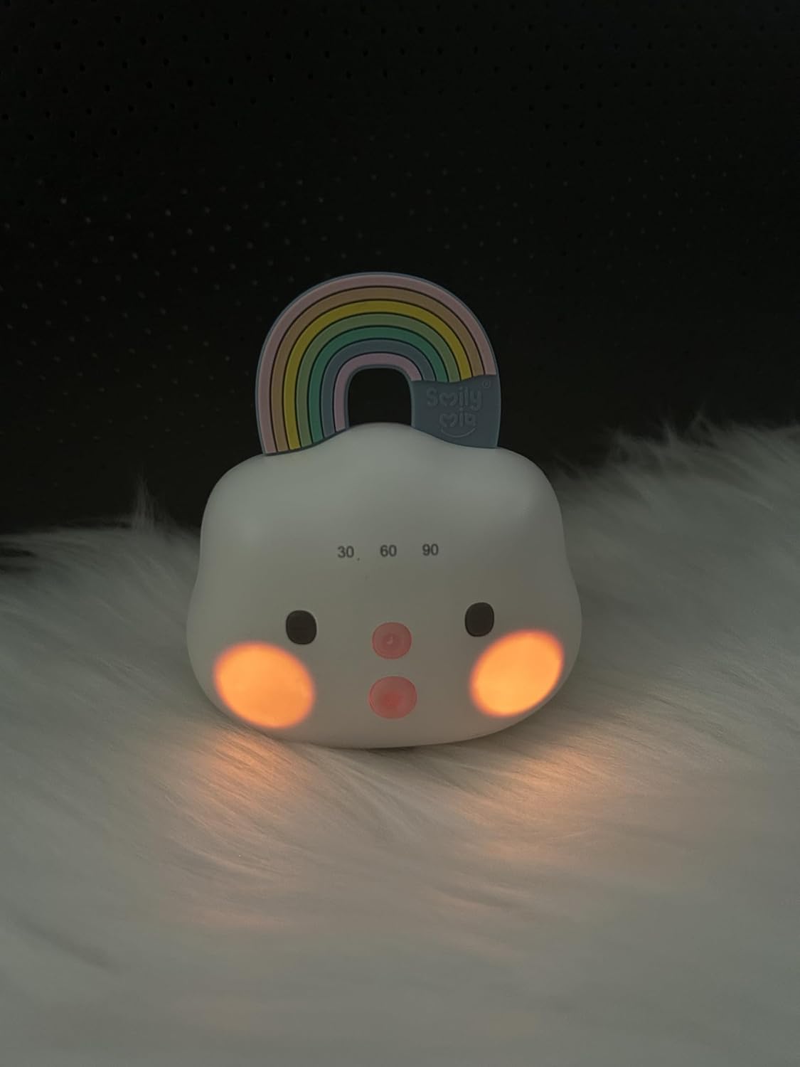 Skiennix Baby Sound Machine - Portable White Noise with 14 Soothing Sounds & Night Light | Rechargeable, 3 Timer Settings