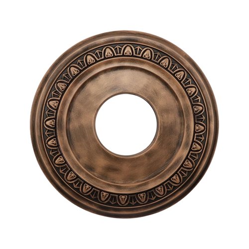 HEVSTIL Ceiling Medallion 12"OD x 3.94"ID PU Ceiling Medallion for Light Fixtures European Style Ceiling Light Decorative Fan Medallion Lighting Ceiling Ring Covers for Chandeliers Home,Bronze