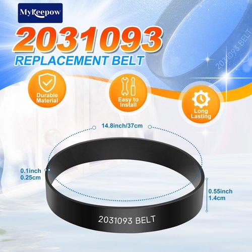 5 Pack Vacuum Belt for PowerForce Helix Powerlifter CleanView Swivel Rewind Vacuum Cleaner Part #2031093, Fit Models 2191, 2191U, 2190, 1797, 2691，2692, 3920 Series