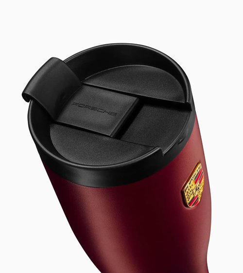 Porsche XL Thermo Mug in Cherry Red