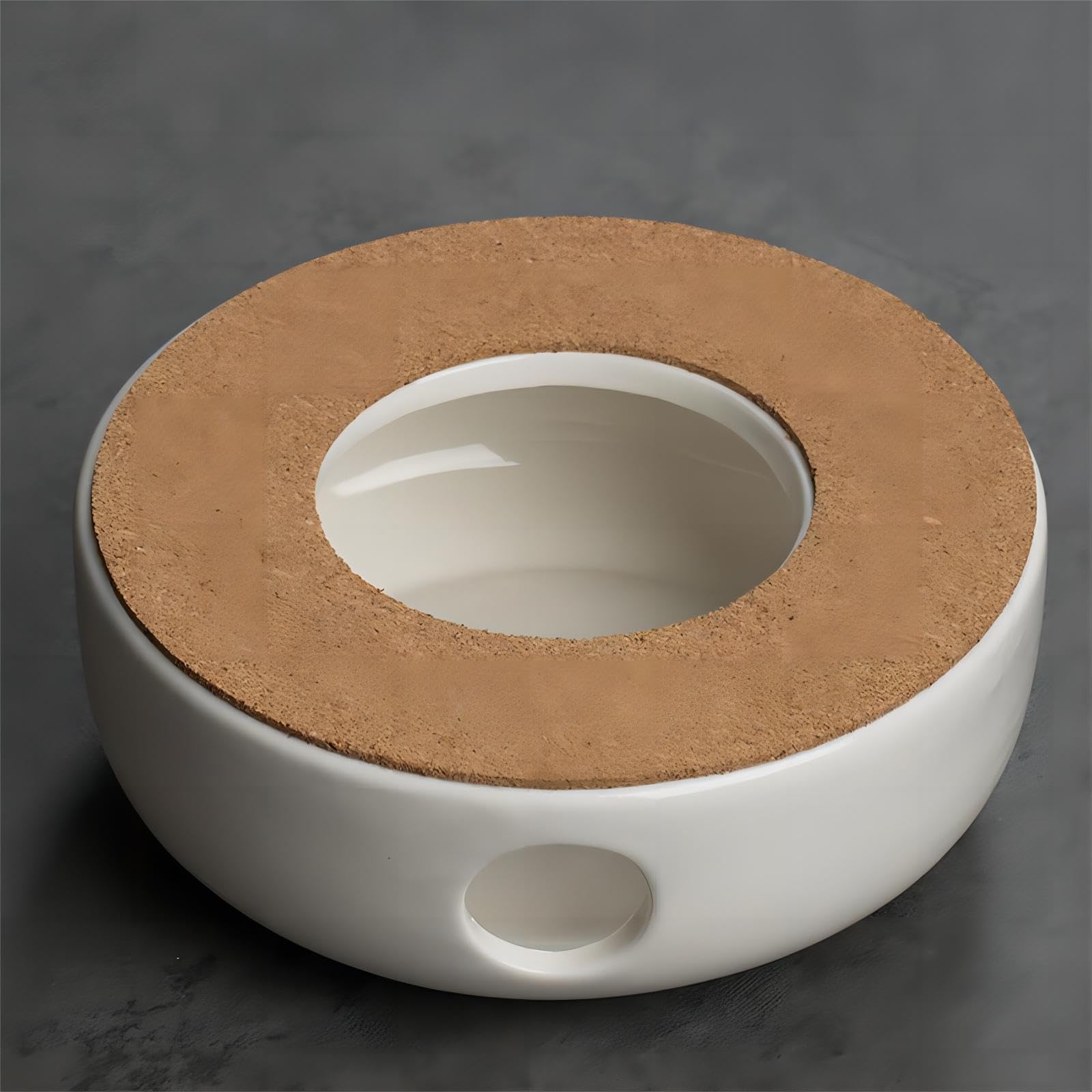 Ceramic Teapot Warmer, Teapot Heater, Tea Light Warmer, Suitable for Teapot and Mugs, 6 Inches (Candles not Included)