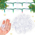 AccEncyc Christmas Light String Suction Cup Holders - 50Pcs for Easy Seasonal Decor Installation
