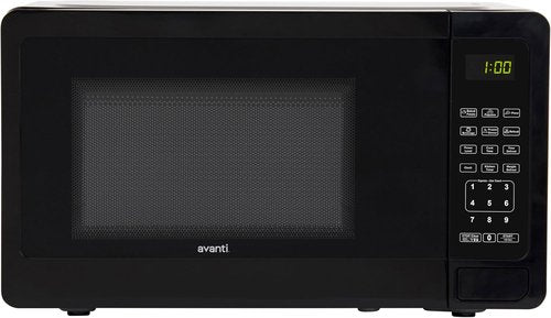 Avanti Microwave Oven - 700 Watts Compact Design with 6 Pre-Cooking Settings | 0.7 Cu.Ft., Black