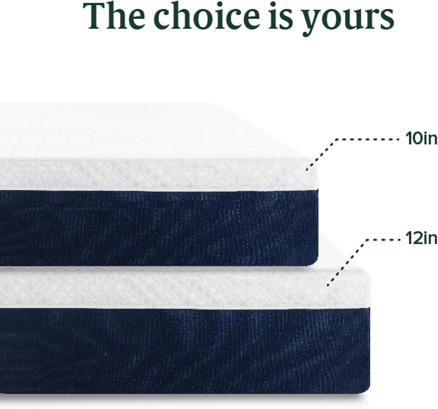 Zinus 10 Inch King Hybrid Mattress - Cooling Comfort, Medium Firm, Fiberglass Free, Motion Isolation