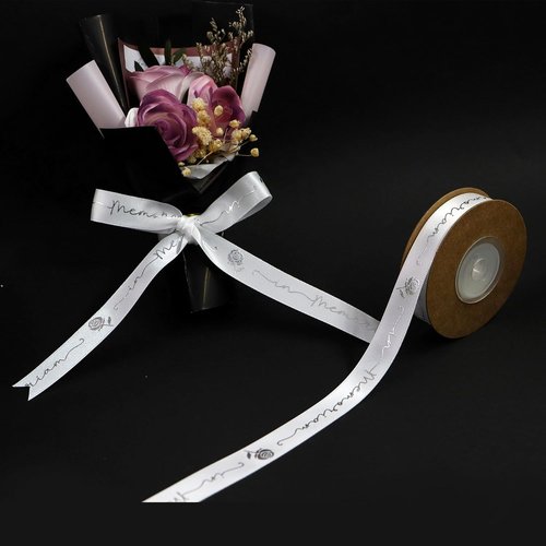 10Yard | Funeral Ribbon Set by 10Yard - 2 Styles, 5/8" X 20 Yards for Celebration of Life