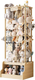 Experlam Stuffed Animal Storage - Vertical Plush Toy Holder with Thicker Elastic Band | Ideal for Playroom & Nursery