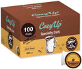 Skiennix Dark Roast Coffee Pods - 100-Count Specialty Single-Serve Compatible with Keurig K-Cup Brewers