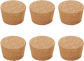 OLYCRAFT 6Pcs Large Cork Stoppers 1.7-2 Inch Cork Bottle Stoppers Tapered Corks Plugs Corks Canning Jar Lids Wood Tapered Plugs Wooden Taper Stopper for Kitchen Mason Jars Wedding Favor Canning