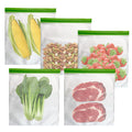 TAINESS Odor Proof Storage Bags Reusable Bear Bags for Food Backpacking No-Odor Zipper Barrier Bags Fit Home Organization, Food Storage,Freezer Safe (5p-8.5x10in)