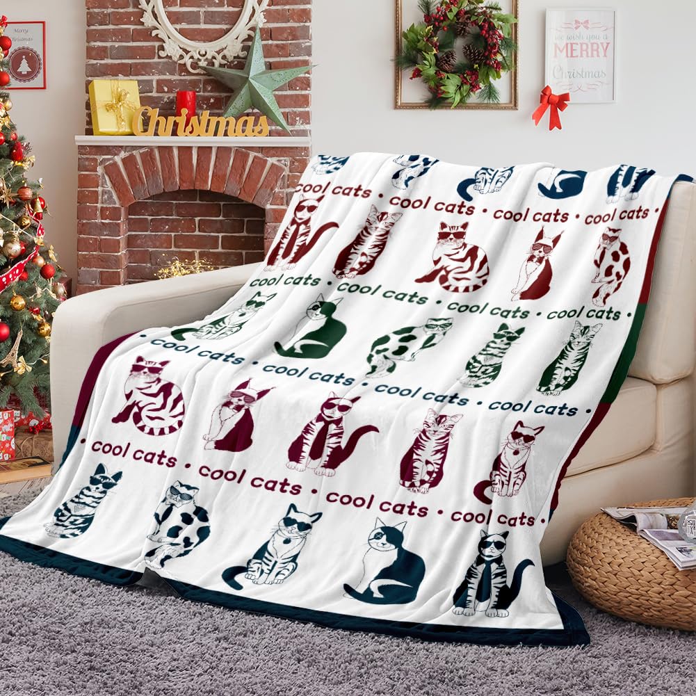 Dog Blanket Watercolor Puppy Animal Themed Throw Blanket Ultra Soft Pet Blanket Gifts for Dog Lover Throw Cozy Flannel Bed Cover Lightweight Fuzzy Plush Couch Cover 60" X 80"