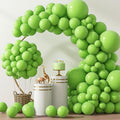 RUBFAC Lime Green Balloons - 129pcs Neon Latex Balloon Garland Kit for Birthday & Baby Shower Decor