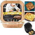 Cosori Mini Air Fryer Liners - Disposable 2 Qt Size for Easy Cooking | Fits 2.1, 2.6, 3 Qt Models