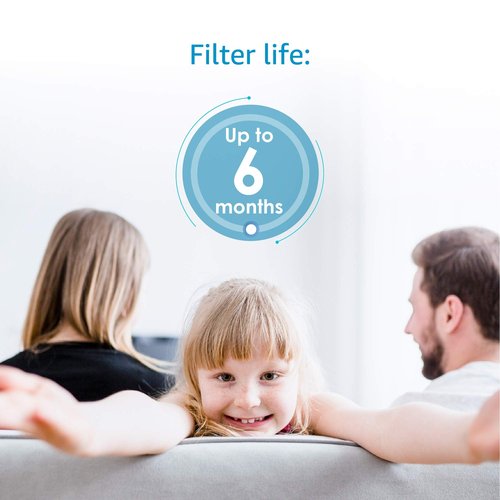 AQUACREST DW80/90 Under Sink Water Filter, Replacement for Aqua-Pure AP-DW80/90, AP-DWS1000, Kohler K-201-NA, Kohler K-202-NA (Pack of 2), Model No. WF60-80/90