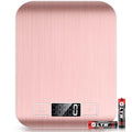 Mik-Nana Digital Kitchen Scale - 10kg/22lb Capacity, Pink Color, Precise 1g Graduation, Easy Clean Stainless Steel