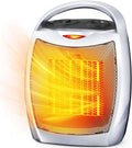 Electactic Portable Electric Space Heater - 1500W PTC Ceramic with Thermostat | Fast Heating for 200 Sq. Ft. Home & Office