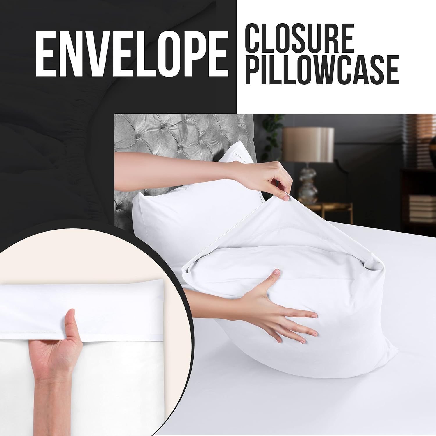 Utopia Bedding King Pillow Cases - 12 Pack Soft Brushed Microfiber - Fade Resistant 20 X 40 Inches | White