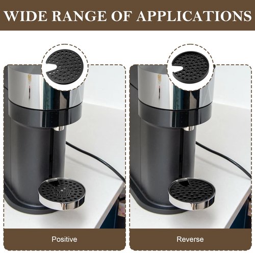 MS-624913 Grid for Coffee Maker Fit for Krups Nespresso Vertuo Next and Nexpresso Vertuo Next Grinder Models, Drip Tray Grid Cup Mug Rest for Nespresso Espresso Machine Replacement Parts, 2 Pack