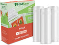 FoodSaver Vacuum Sealer Bags - Custom Fit Airtight Food Storage for Meal Prep | 8 x 20' (Pack of 3)