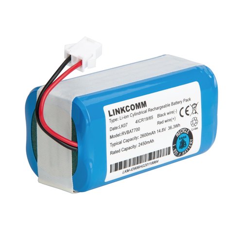 LINKCOMM RVBAT700 Battery Replacement for Shark ION RV700, RV720, RV750, RV755 Robot Vacuum