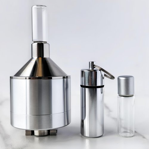 MuYuDaDi Spice Grinder【Silver】For Kitchen Use Only