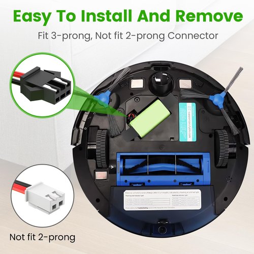 Futurebatt 4000mAh 14.4V Replacement Battery for Ecovacs for Deebot N79 N79S DN622 Eufy RoboVac 11 11S 11S MAX 12 15C 15C-MAX 15T 30 30C 30MAX 35C Shark RV750 RV720 RV700 Battery Pack