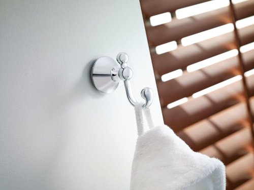 Moen YB5203CH Wynford Robe Hook, Chrome