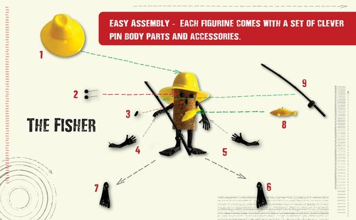 Meet the Corkish & Co.'s Advent Calendar! An amazing collection of 24 unique cork figurines. Open up the daily box to discover a new, adorable Corkish character. Age 13 and above. Gender neutral.