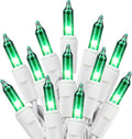 Minetom St. Patrick's Day Mini String Lights - 100 Count, 27 Feet Waterproof Green Fairy Lights for Indoor/Outdoor Decor