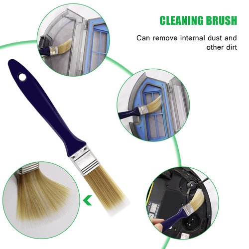 Midukit Vacuum Attachments Accessories for Robot Vacuum Cleaner,Cleaning Brush roll Cleaning Tool Replacement Parts, Part kit Tool for Vacuums Cleaner Replacement Include Vacuum Cleaning Cloth