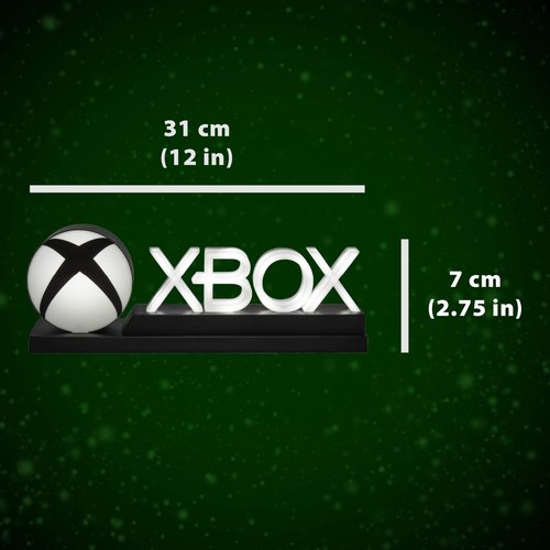 Paladone Xbox Icons Light, Dynamic and Standard Lighting Modes, Licensed Xbox Gaming Desk Accessory & Game Room Decor, Xbox Gift for Men