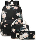Bluboon Teens Backpack Set Girls School Backpack Lunch Box Pencil Bags Student Bookbags 3 in 1