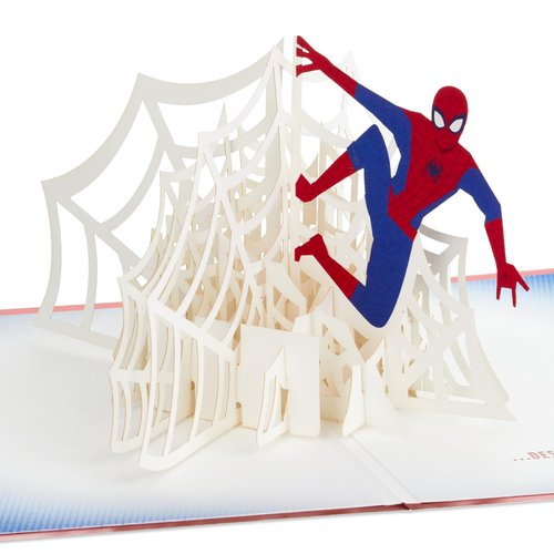 Hallmark Spider-Man Pop Up Birthday Card (Someone Amazing Like You) Signature Paper Wonder 3D Card