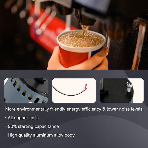 1068 Motor for Beverage Dispensers Compatible with Grindmaster Cecilware Beverage Dispensers